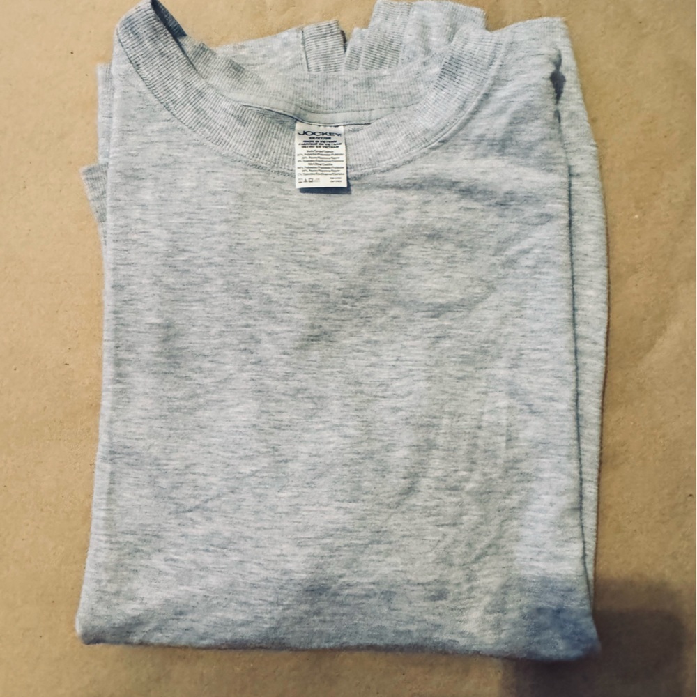 Jockey Light Gray Crew Neck Tee